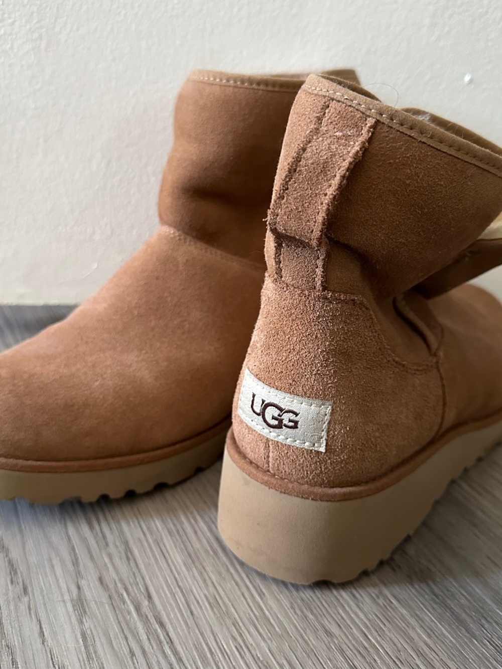 UGG tan ankle boots